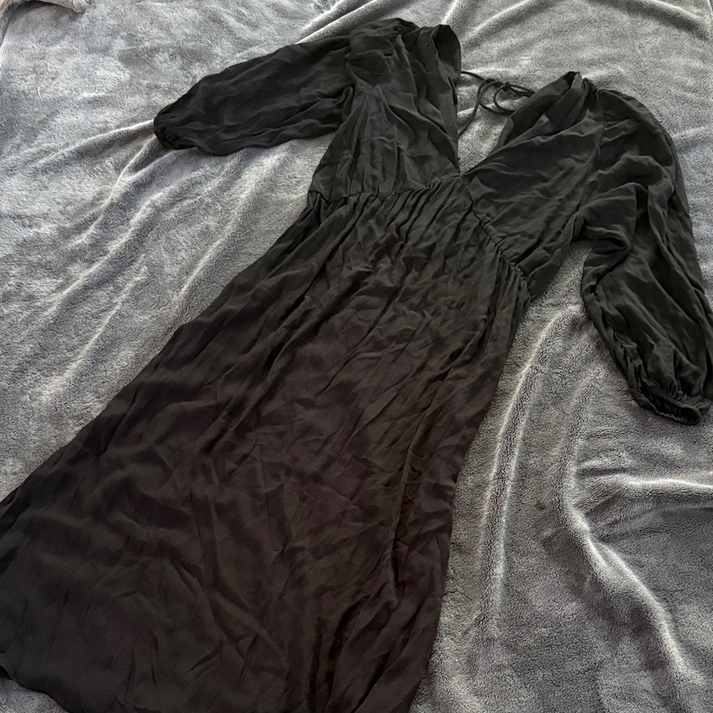 Chic Black Long Sleeve Dress